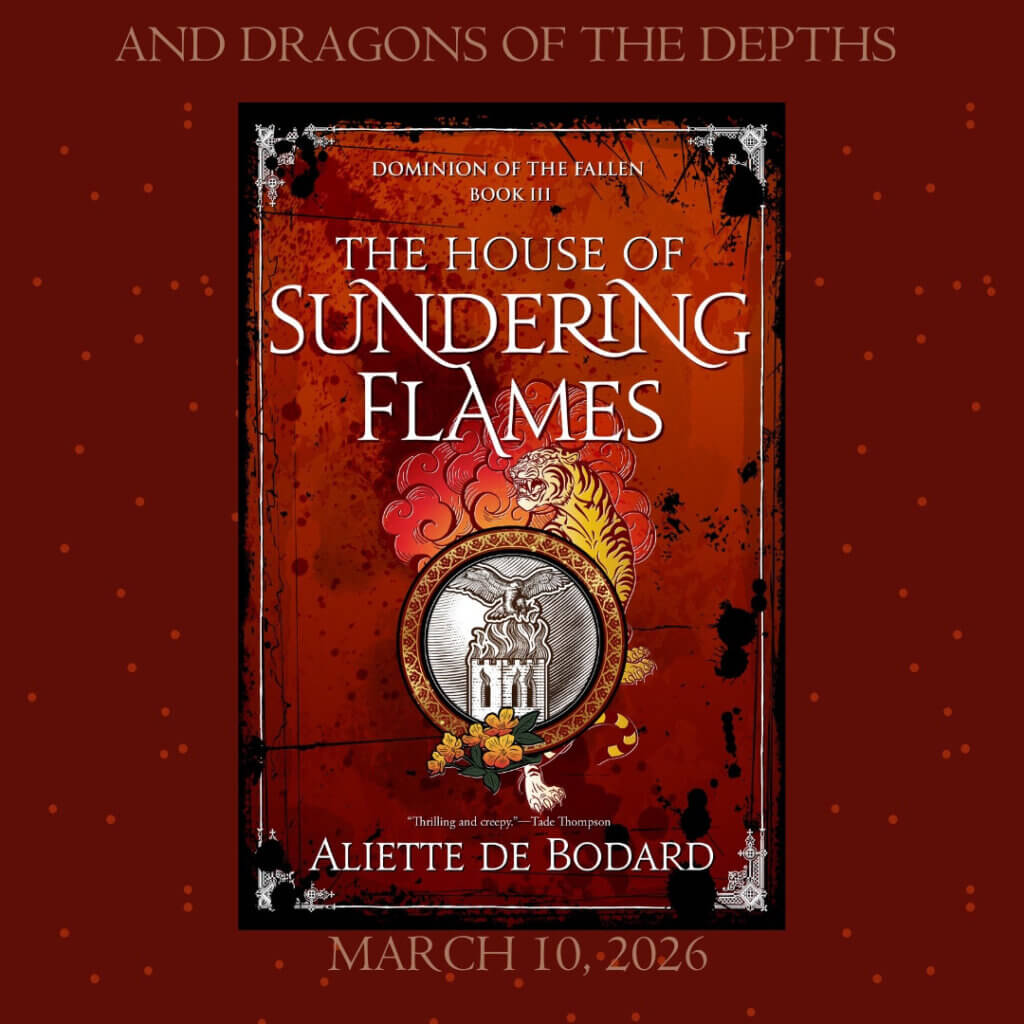 Cover image for The House of Sundering Flames (Dominion of the Fallen #3)